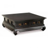 CT 4 Drawer Opium Leg Coffee Table 100 x 100