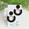 'Midnight' dangle earring