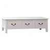 CT 6 Drawer Straight Leg Coffee Table