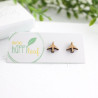 Aeroplane stud earrings
