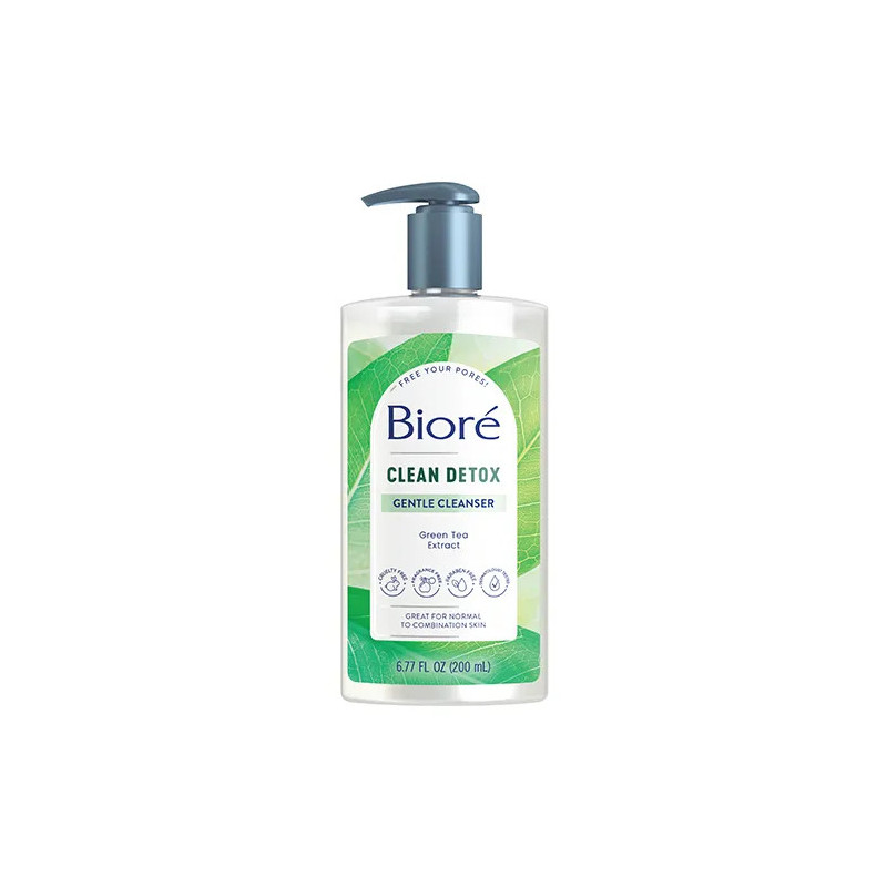 Biore Clean Detox Gentle Cleanser 200ml