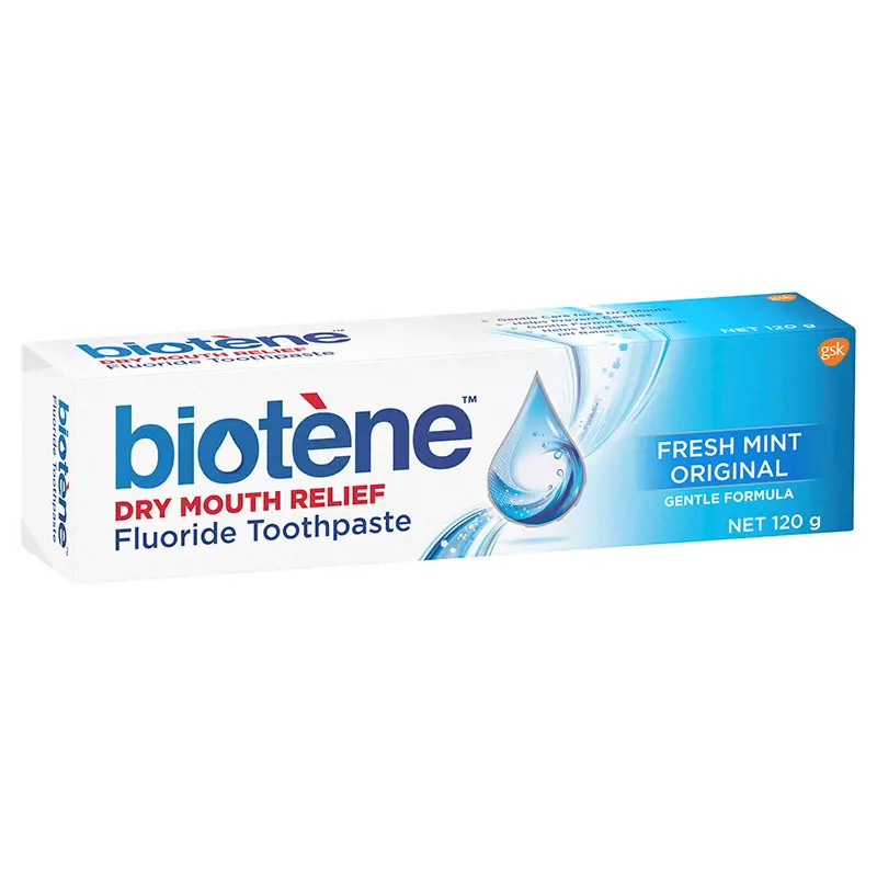 Biotene Dry Mouth Relief Toothpaste Fresh Mint Original 120g