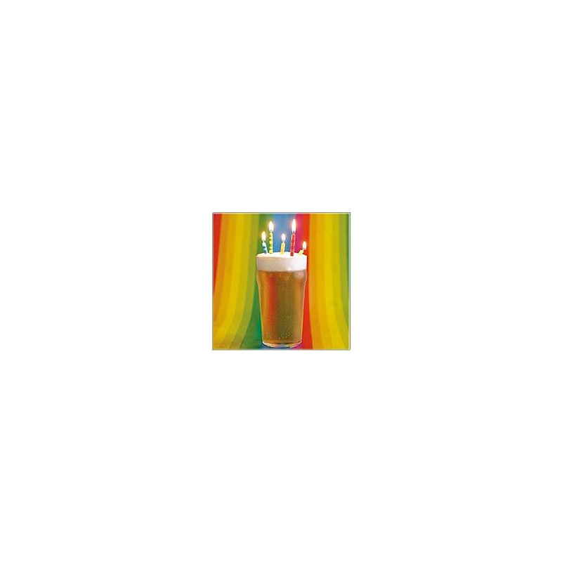 Bright Beer Greeting Card Brights
