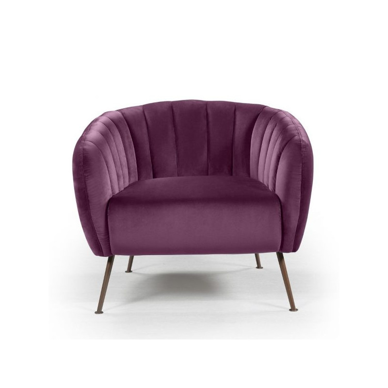 BT Monica Arm Chair with Velvet Fabric