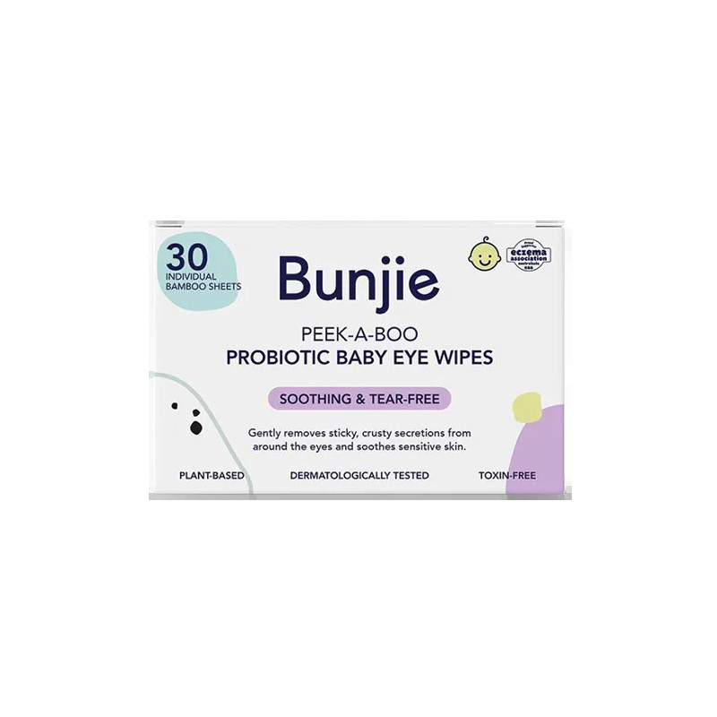 Bunjie Peek-a-boo Probiotic Baby Eye Wipes 30 Pack