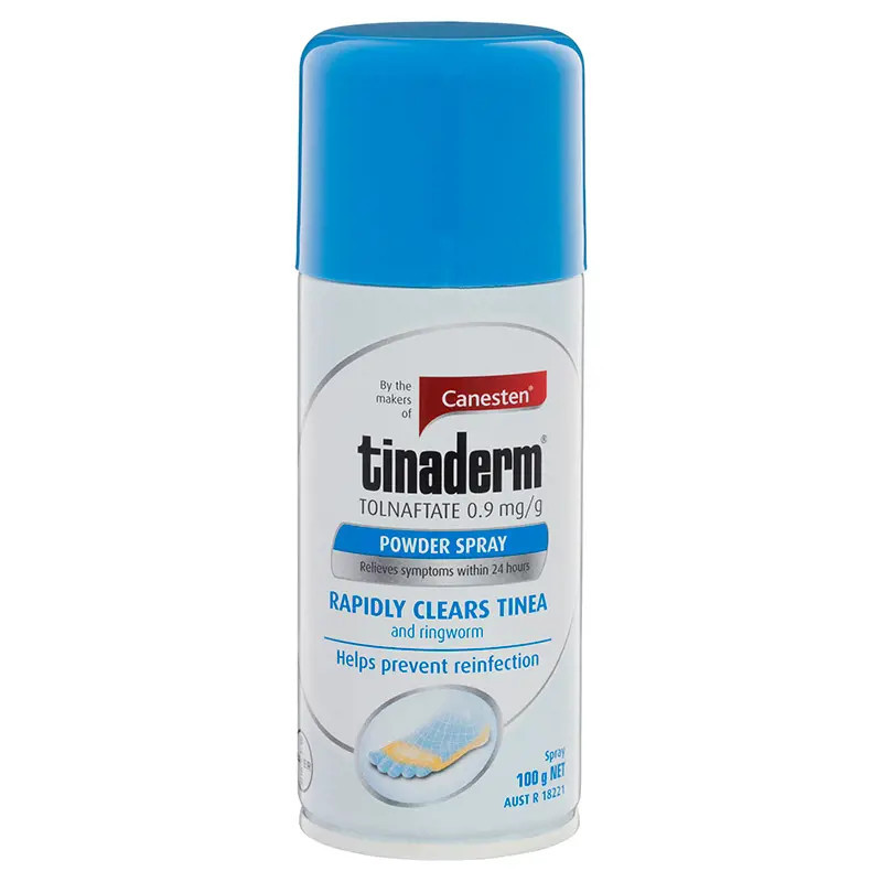 Canesten Tinaderm Powder Spray 1% 100g
