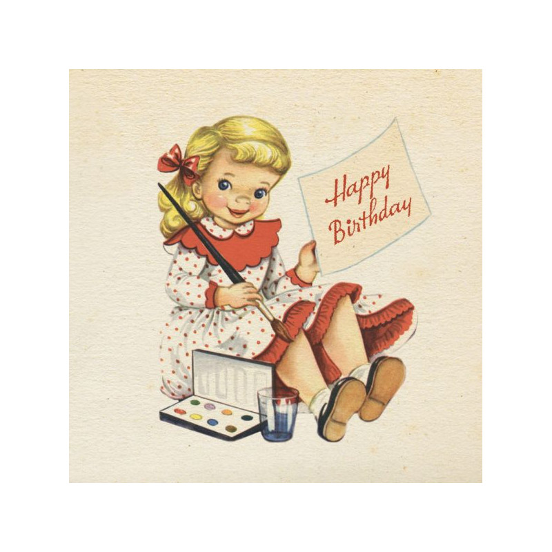 Card - Bella Vintage - 100mm x 100mm