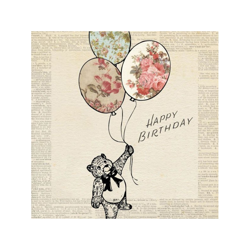 Card - Bella Vintage - 100mm x 100mm