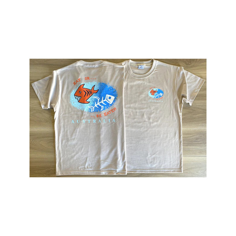 AIE Be Eaten - Adult T-shirt Sand