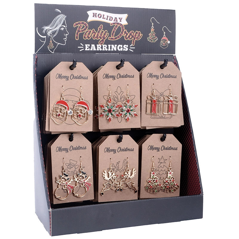 Alloy Drop Earrings - Sold Separately