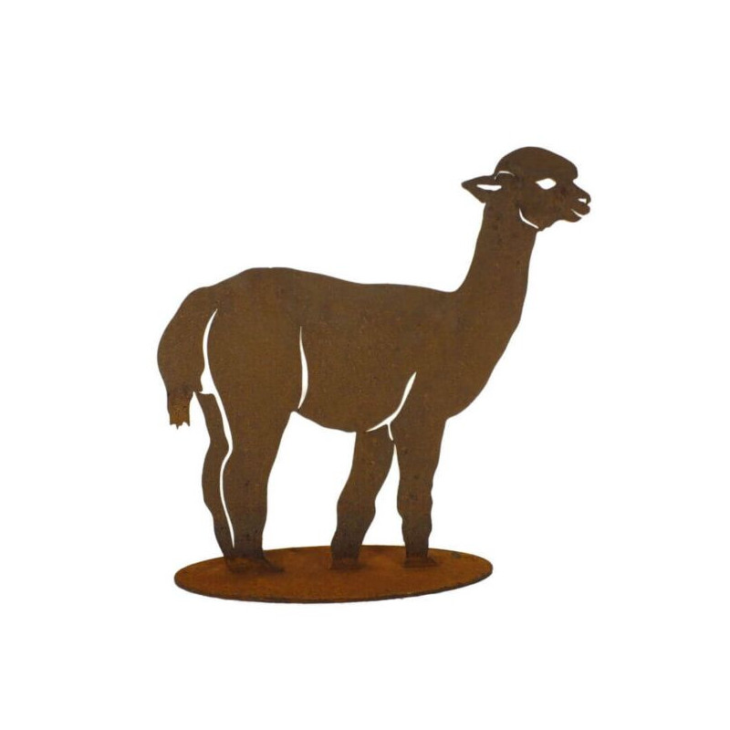 Alpaca Stand Medium Garden Art