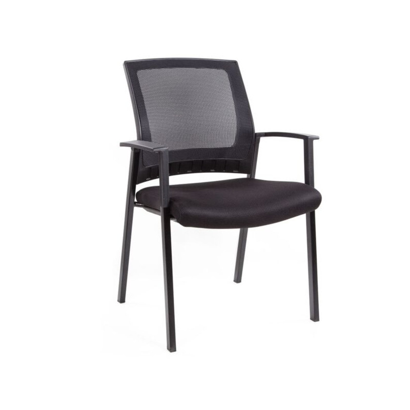 ARAGON Mesh Back Stacking Visitor Chair