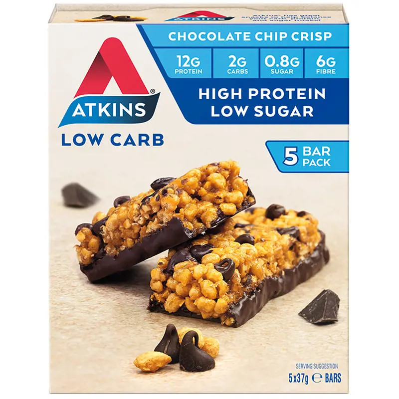 Atkins Day Break Bars Choc Chip Crisp 5 Pack