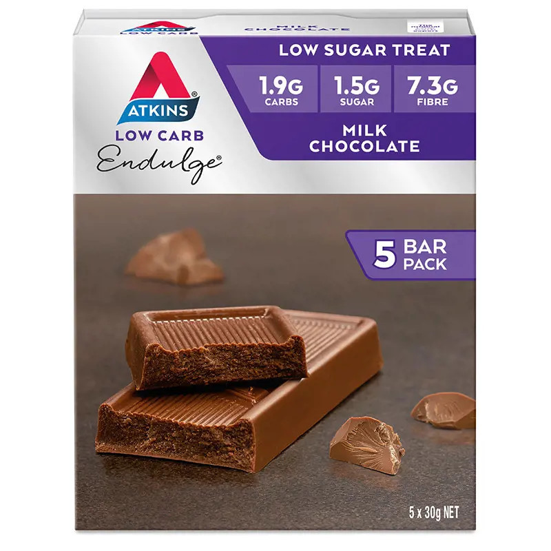 Atkins Endulge Milk Chocolate 30G 5 Pack