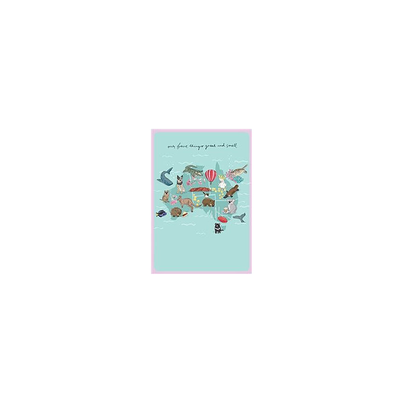 Aussie Faves Greeting Card Our Aussie Way