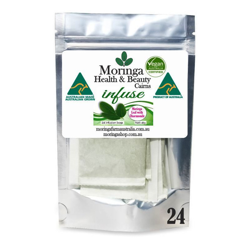 Australian Moringa Tea Bags - Moringa Leaf with Charmomile