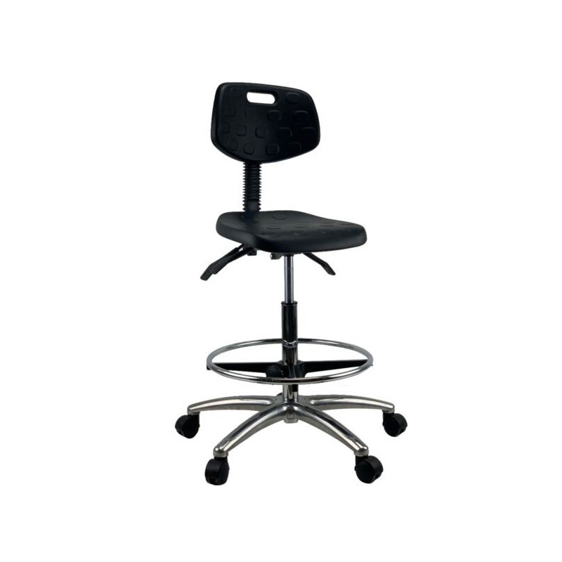 BLACKWELL Eco Lab Chrome Base Drafting Office Chair