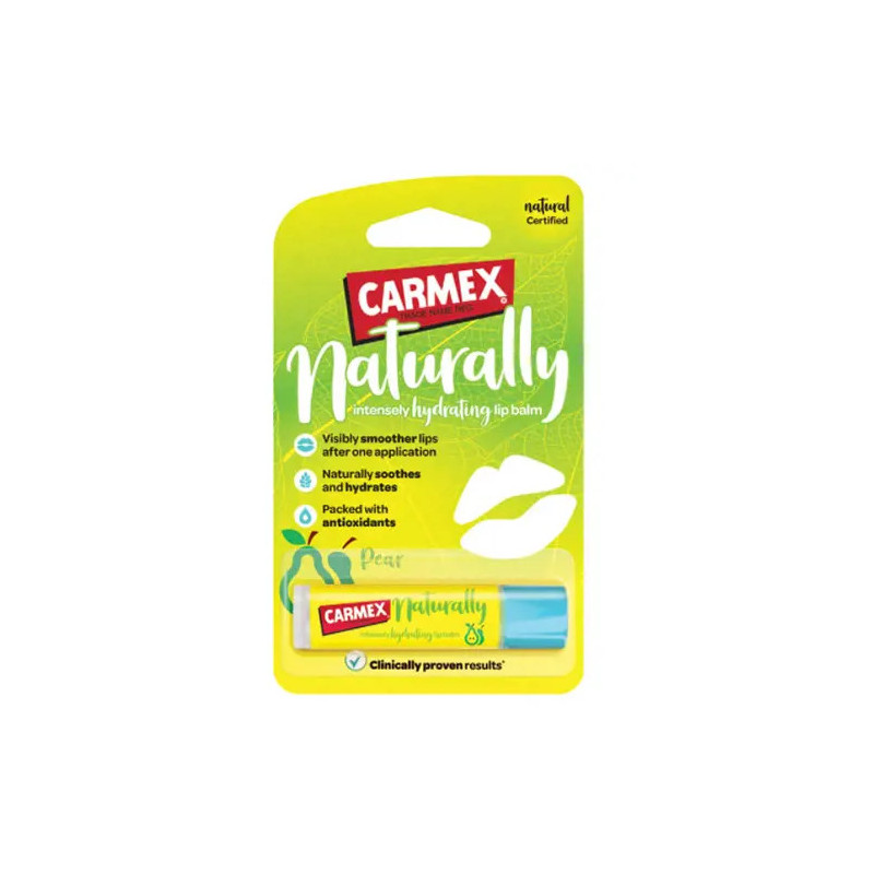 Carmex Naturally Intensely Hydrating Lip Balm Pear 4.25g