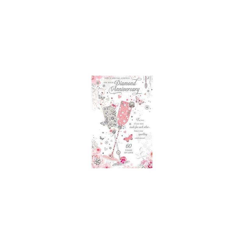 Champagne Glasses Greeting Card