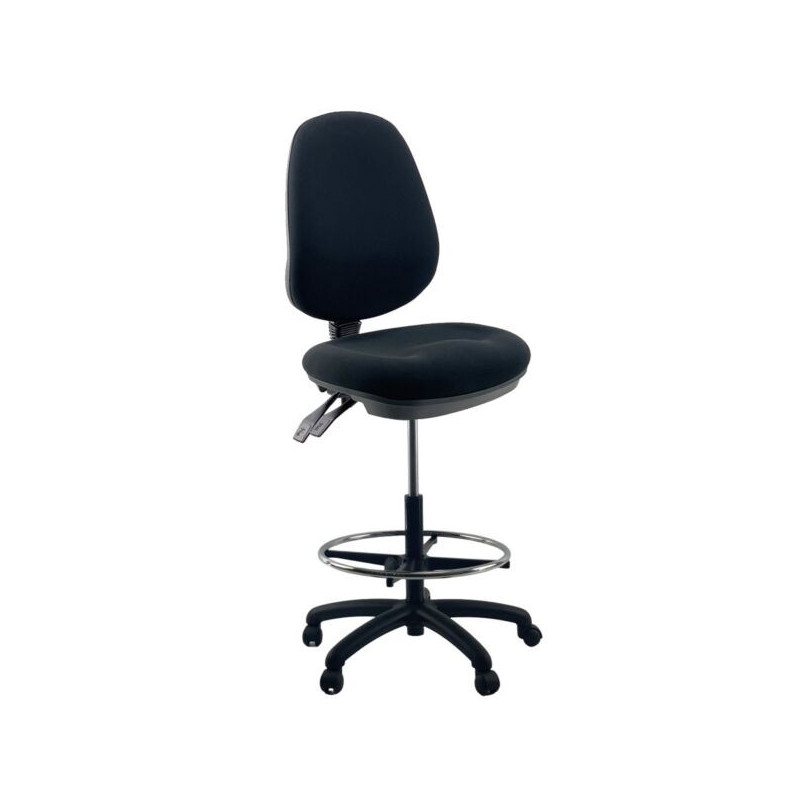 CHARLES High Back Drafting Office Chair Seat Bump Comfort