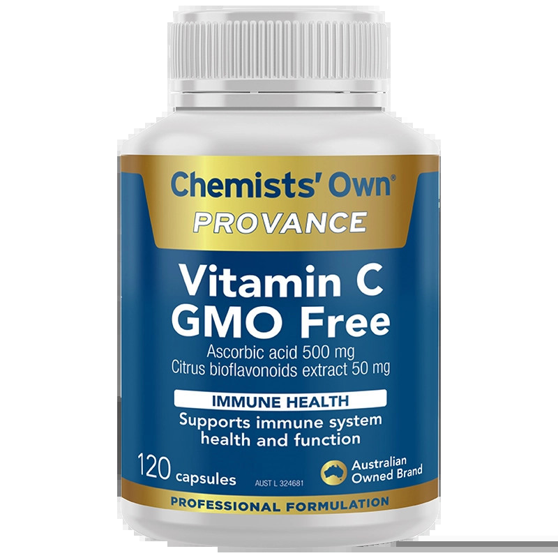 Chemists' Own Provance GMO Free Vitamin C 120 Capsules