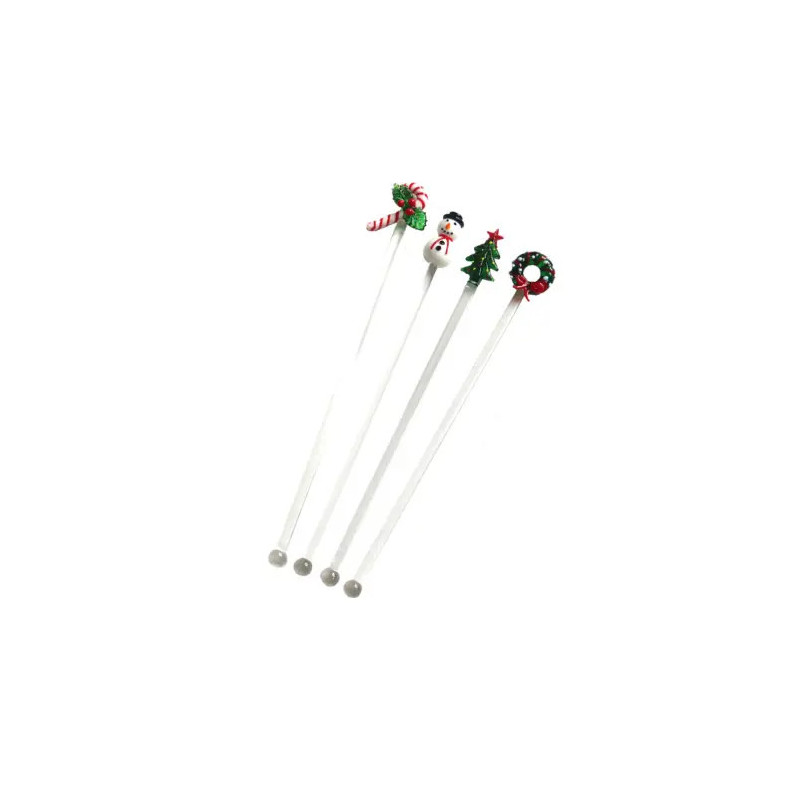 Christmas Swizzle Sticks 4 Pack