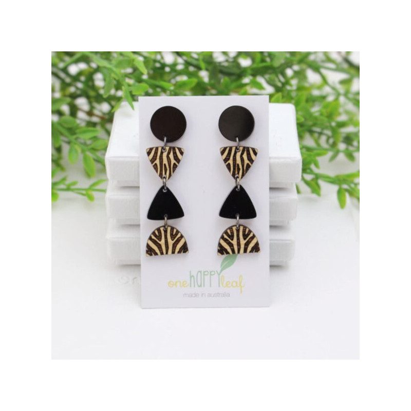 'Day and Night' dangle earring