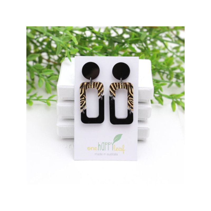 'Night breeze' dangle earrings