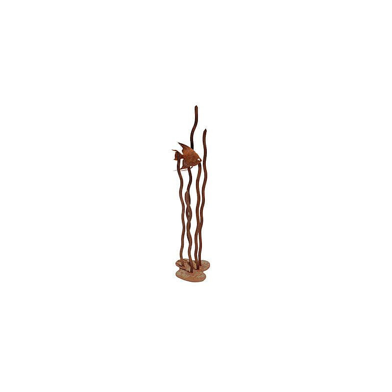 Angelfish in Seagrass Garden Art