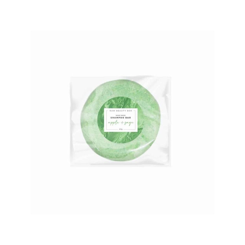 Apple and Sage Solid Shampoo Bar - For untreated hair 60gm