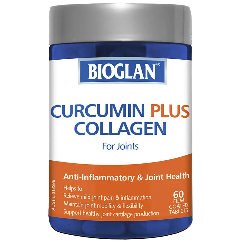 Bioglan Curcumin Plus Collagen for Joints 60 Capsules