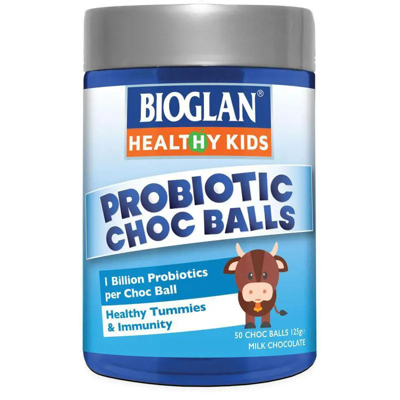 Bioglan Healthy Kids Probiotic Choc Balls 50 Pack