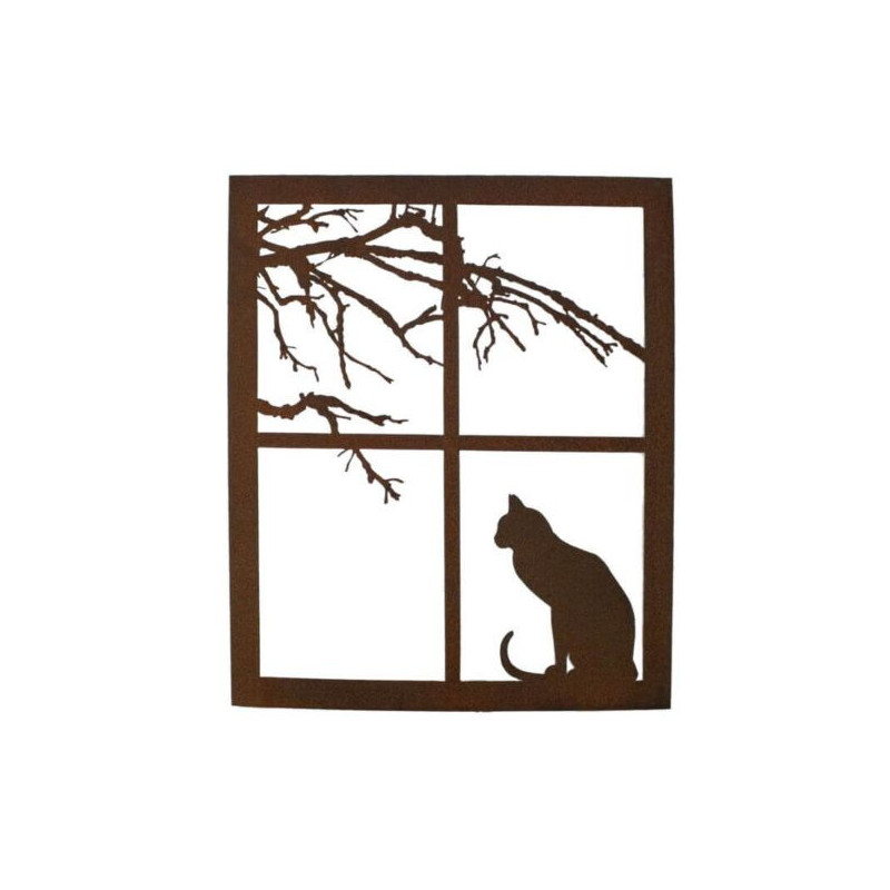 Cat on A Windowsill Wall Art