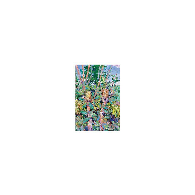 Coast Banksia by Joseph Villanueva Greeting Card Australian Fine Art