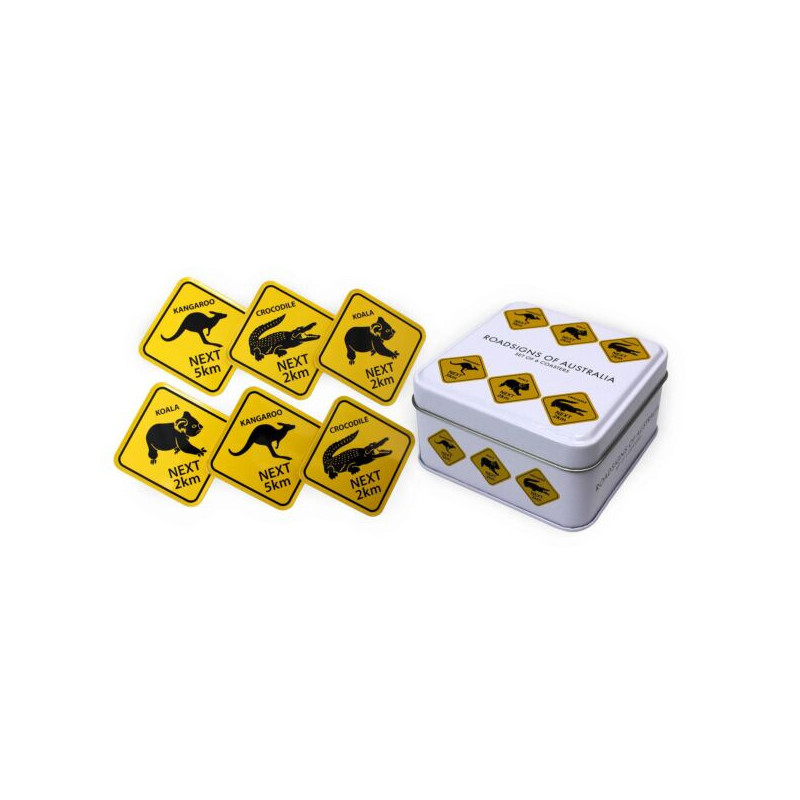 COASTERS, ROADSIGN SET 6
