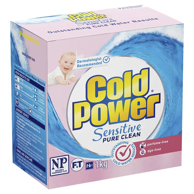 Cold Power Sensitive Pure Clean Laundry Powder 1Kg