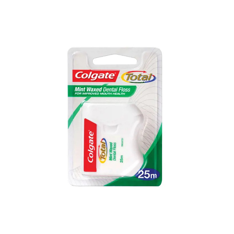 Colgate Total Mint Waxed Dental Floss 25m