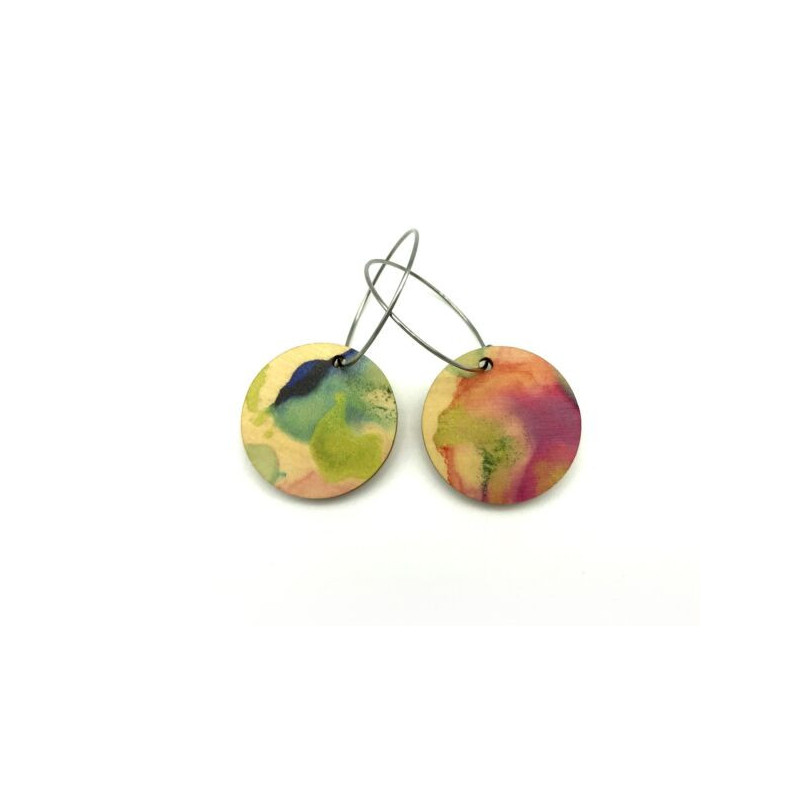 25 Round Summer Reversible Earrings