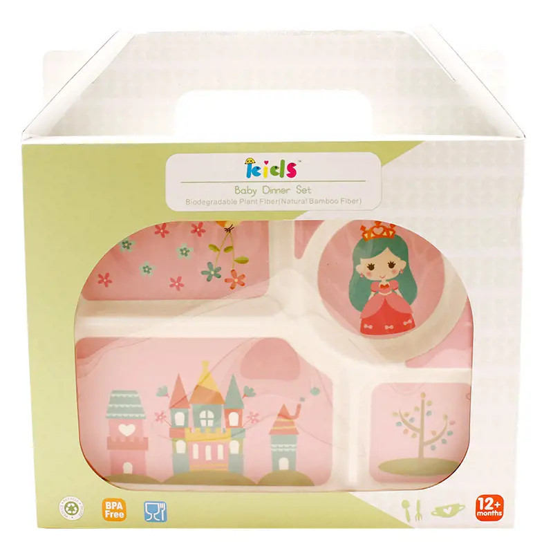 Bamboo Dining 5 Piece Set - Princess