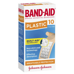 Band-Aid Brand Plastic Strips 10 Pack