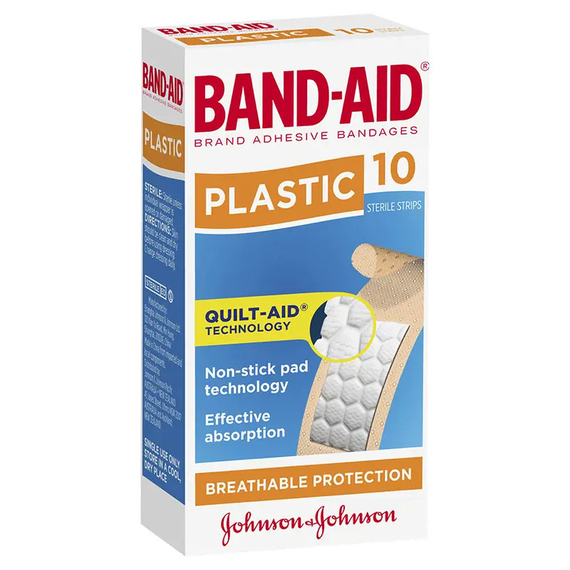 Band-Aid Brand Plastic Strips 10 Pack