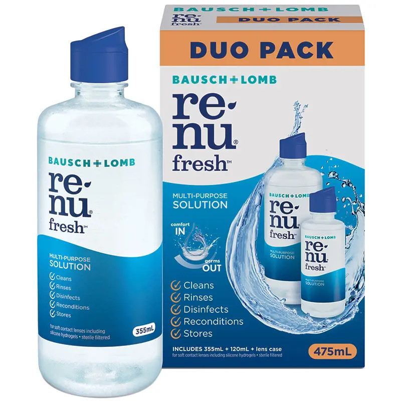 Bausch & Lomb Re-nu Fresh Multi-Purpose Duo Pack 355ml + 120ml