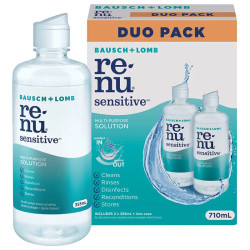 Bausch + Lomb Re-nu Sensitive Multi-Purpose Solution Duo Pack 710ml