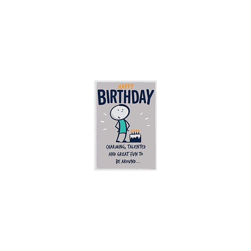 Comic Charming Talented and Great Fun Greeting Card Comic