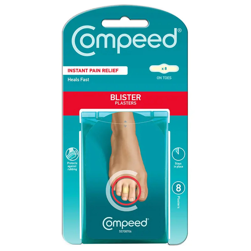 Compeed Blister On Toes Plasters 8 Pack