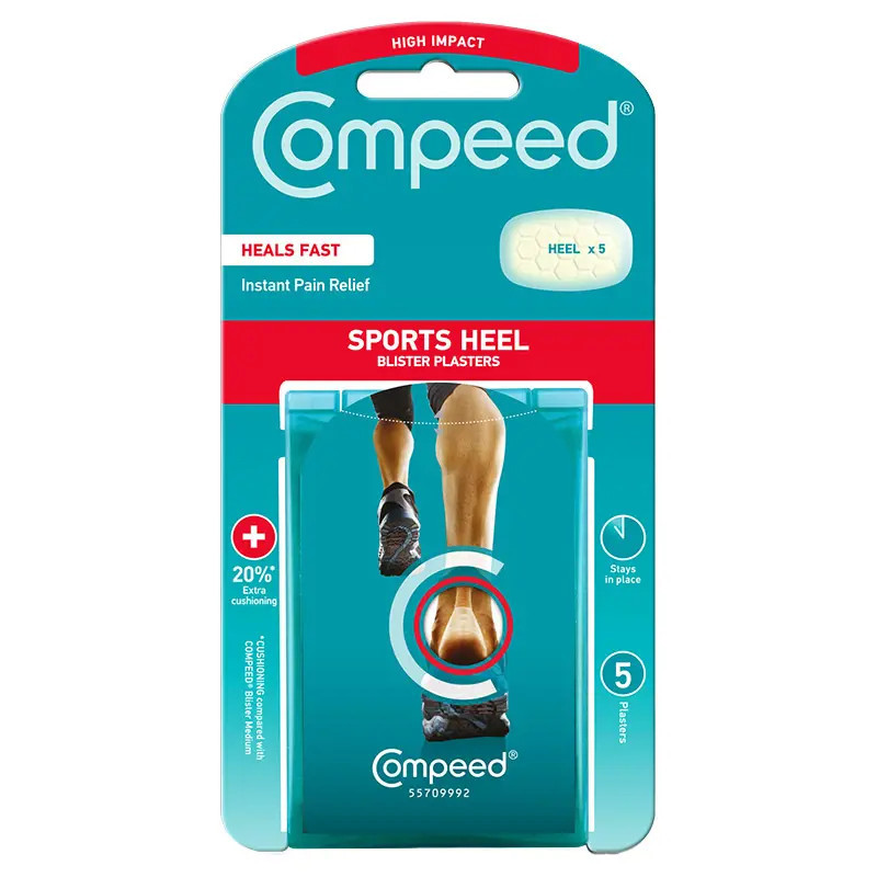 Compeed Sports Heel Blister Plaster 5 Pack