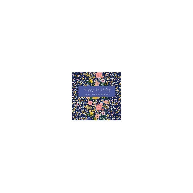 Confetti Party Greeting Card Colour Me Happy by Stephanie Dyment