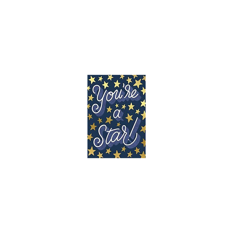 Congratulations Exam Stars on Navy Greeting Card