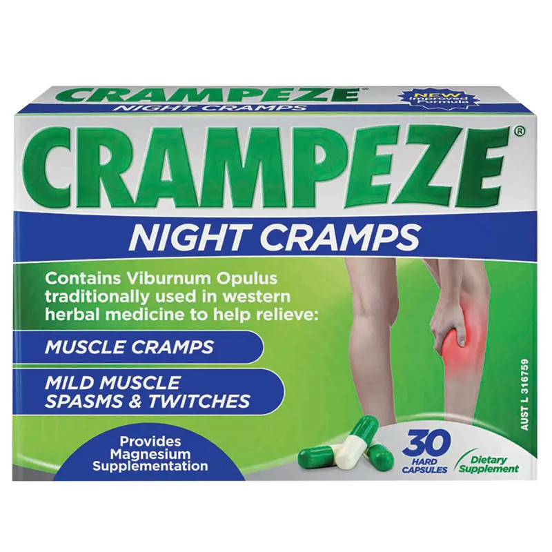Crampeze Night Cramps 30 Capsules