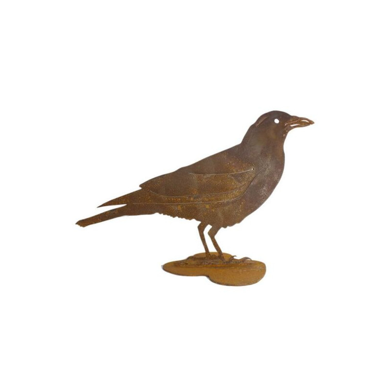 Crow Stand Garden Art